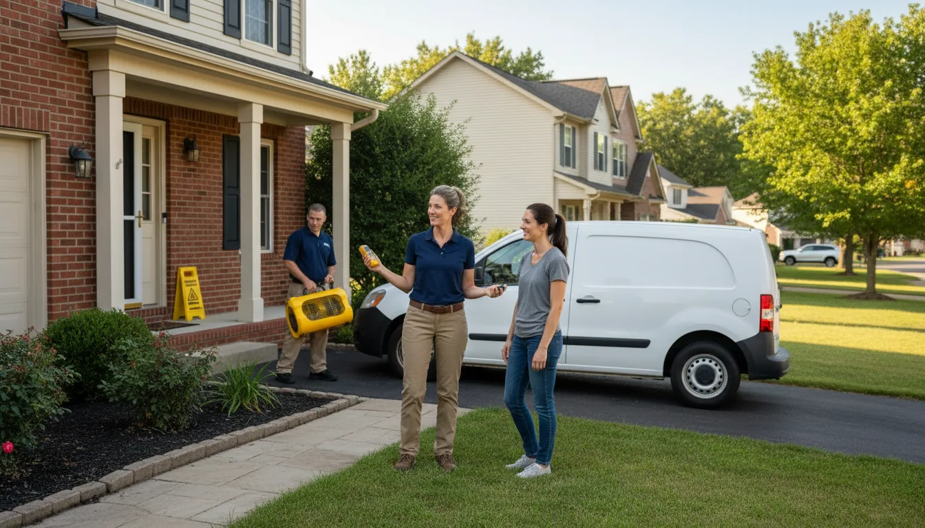 Water restoration image for Flood Water Cleanup, Removal And Restoration Services in Milltown, IN